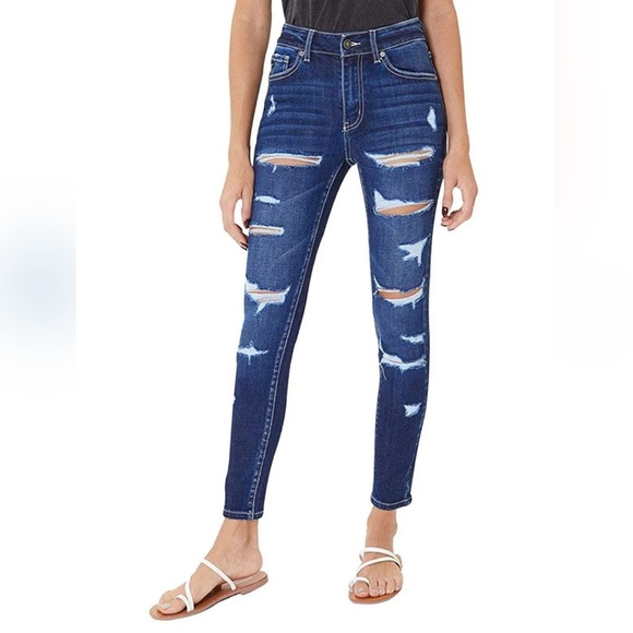 KanCan Curvy High Rise Skinny Jeans NWT - Picture 1 of 12